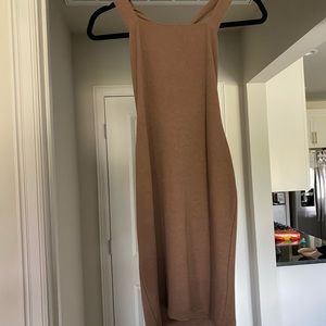 Brown mini dress